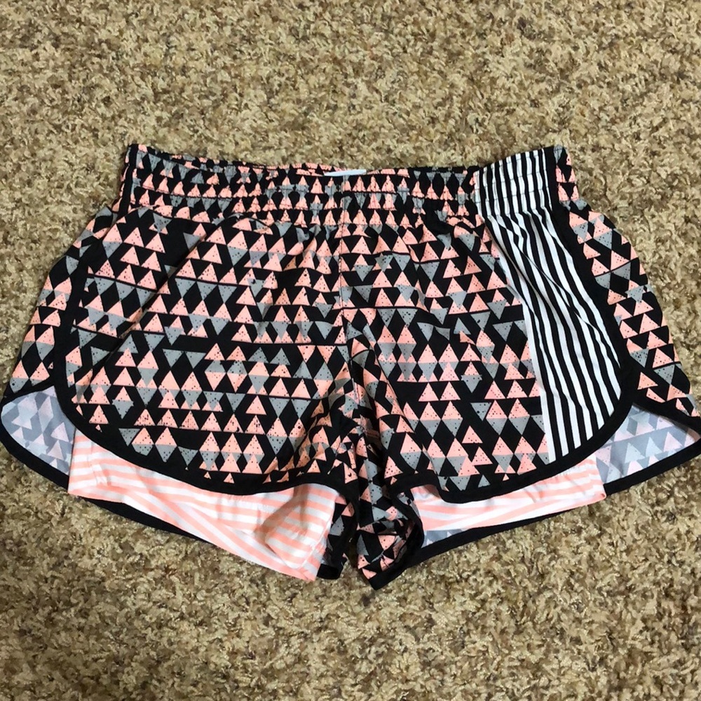 Workout shorts with spandex underneath